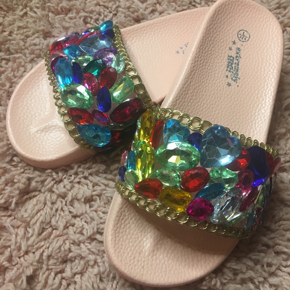 Blinged out kids slides